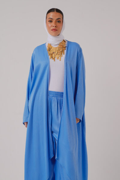 Satin Kaftan with 2 Pockets